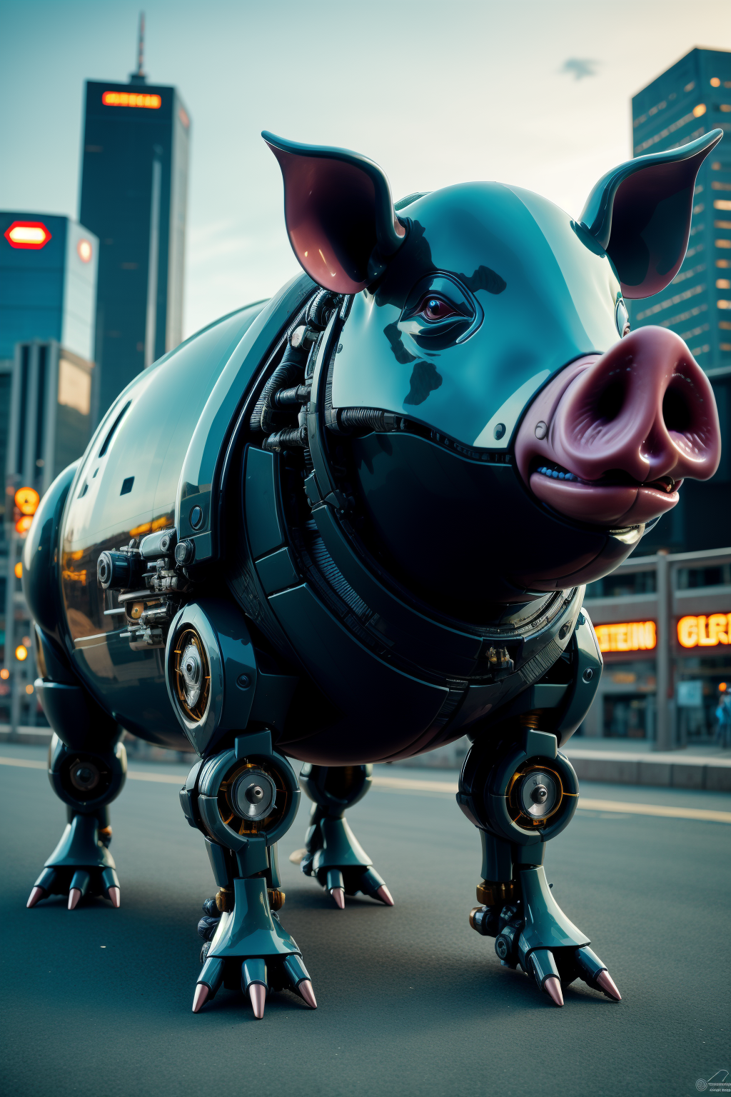 02994-2443867340-sleek black stealth mechanical pig,cyberpunk city in background,.png